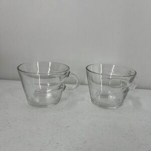 Nespresso Clear Glass Espresso Cups Set of 2 Design Atelier Collections
